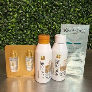 Biolage Bond TherapyShampoo & Conditioner Duo + Kérastase Leave in treatments